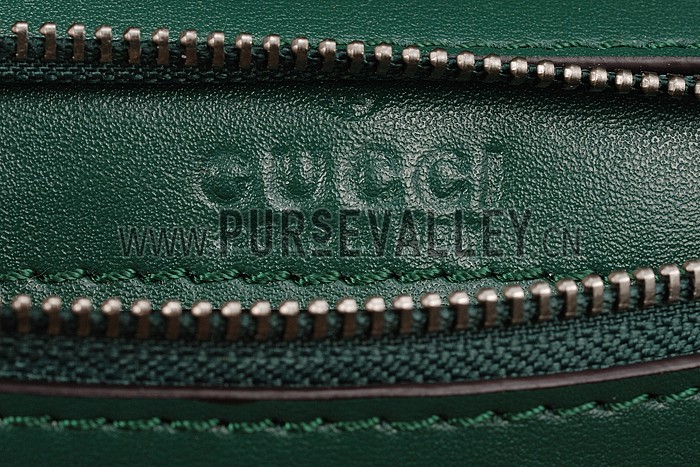 Gucci Bamboo Daily Blooms Bag Emerald Green