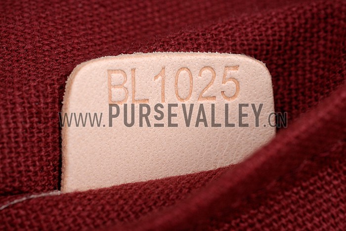 Louis Vuitton Brea Monogram Vernis PM Bag Dark Red