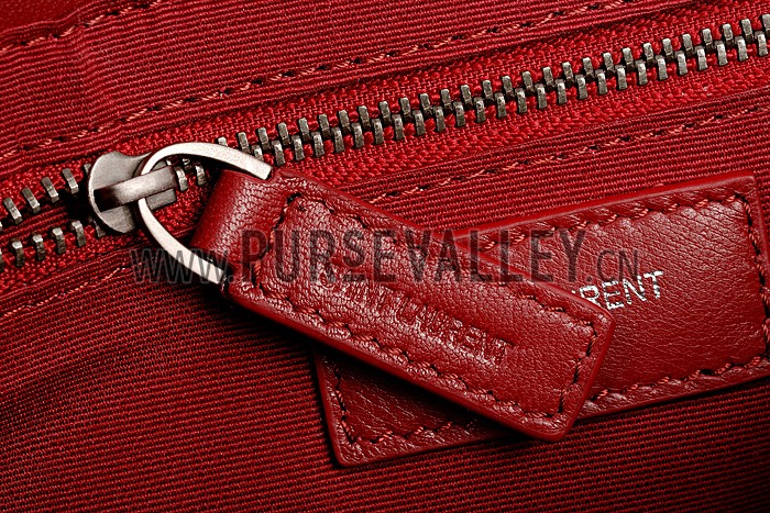 Saint Laurent College Monogram Medium Bag Dark Red