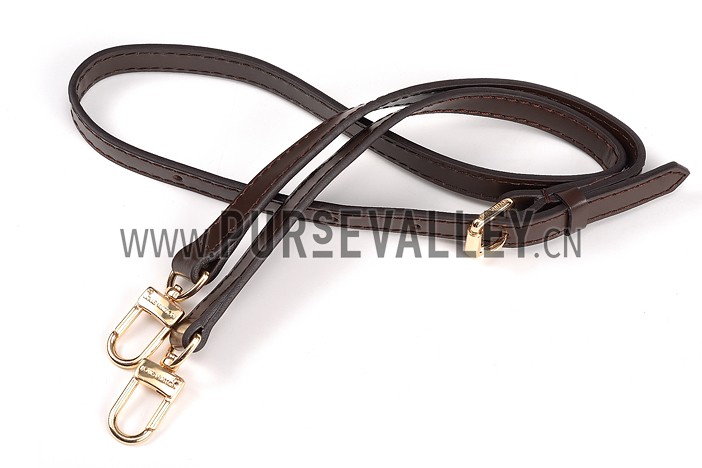 Louis Vuitton Damier Ebene Speedy 25 Bag With Chain Shoulder Strap