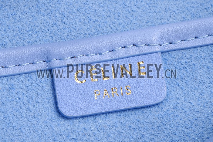 Celine Nano Luggage Light Blue