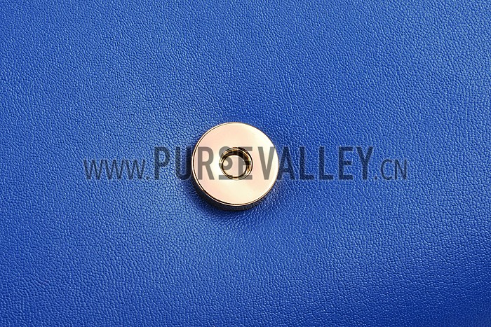 Saint Laurent Classic Monogram Clutch Blue 608322