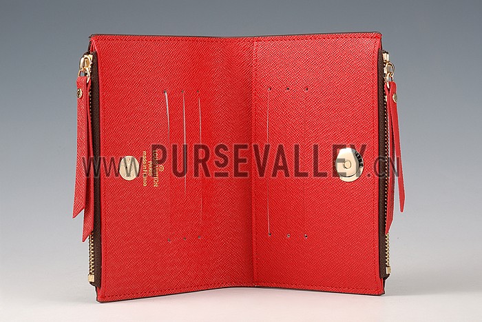 Louis Vuitton Adele Compact Wallet Red