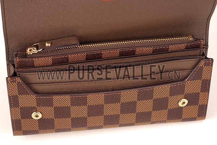 Louis Vuitton Damier Ebene Accordeon Wallet