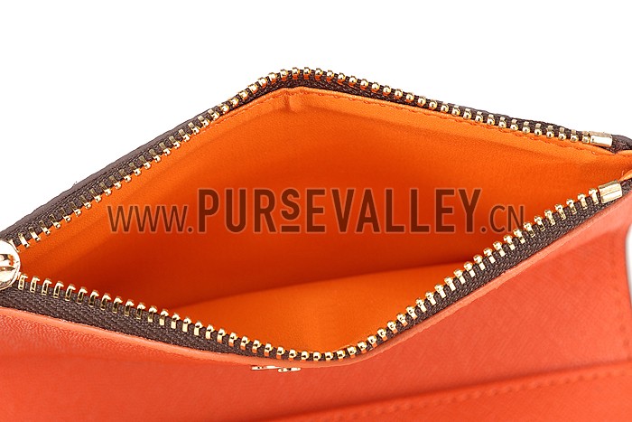 Louis Vuitton Adele Compact Wallet Orange