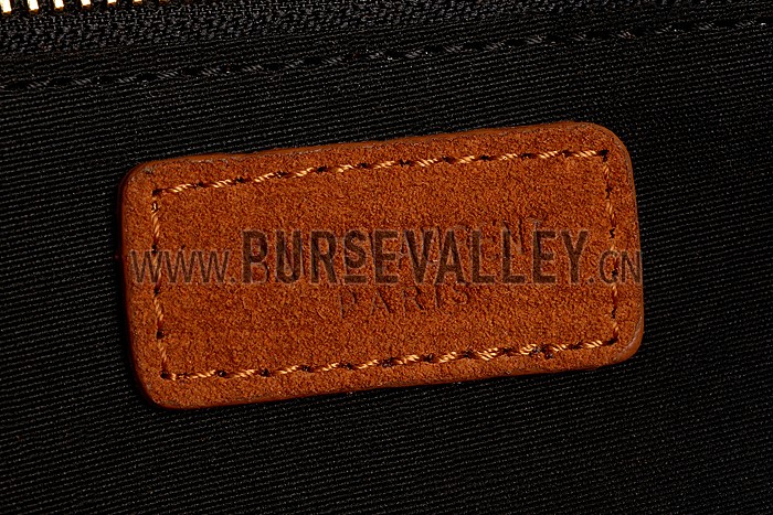 Saint Laurent Monogram Fringe Suede Chain Strap Tote Tan