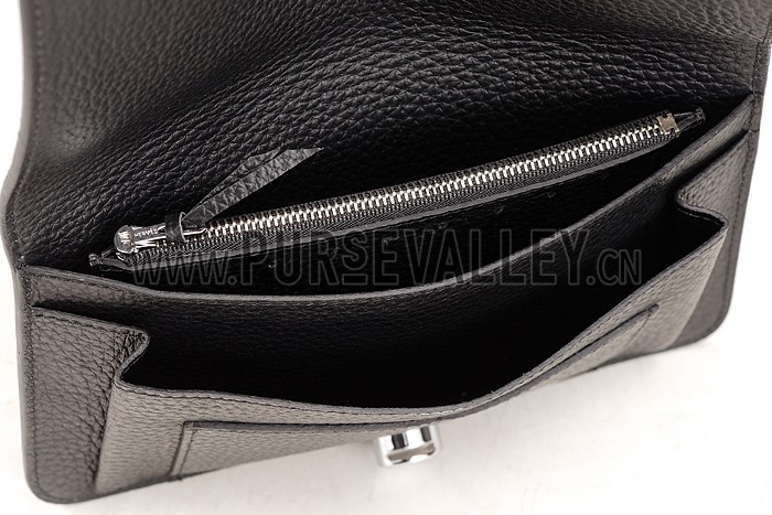 Hermes Dogon Wallet Black 18926630