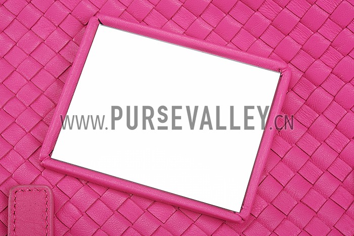 Bottega Veneta Intrecciato Roma Bag Pink