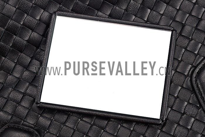 Bottega Veneta Washed Gardena Black Bag