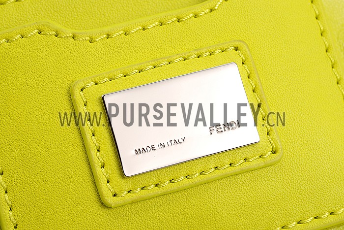 Fendi Be Baguette Bicolor Black and Yellow Bag