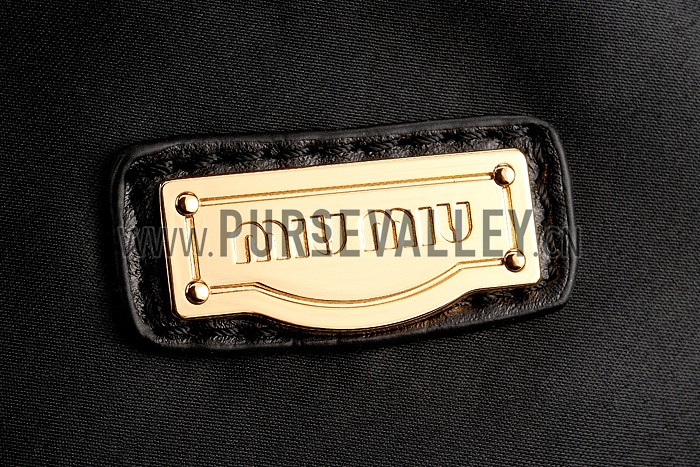 Miu Miu Matelasse Doctor Black Bag