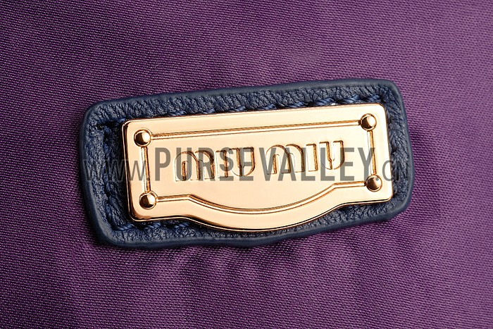 Miu Miu Matelasse Doctor Dark Blue Bag