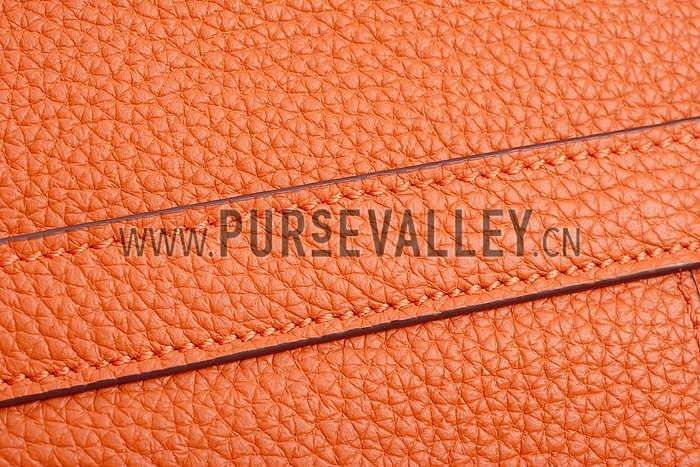 Hermes Man Messenger Large Orange Bag