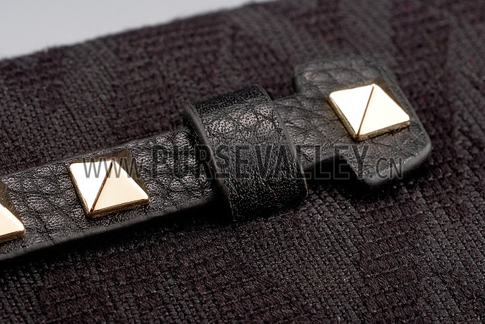 Valentino Viva Valentino Fabric Clutch Ivory