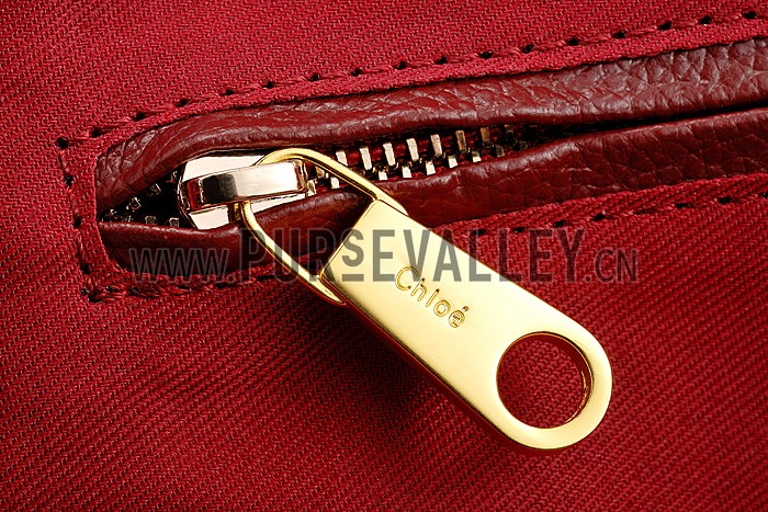 Chloe Marcie Medium Bag Dark Red
