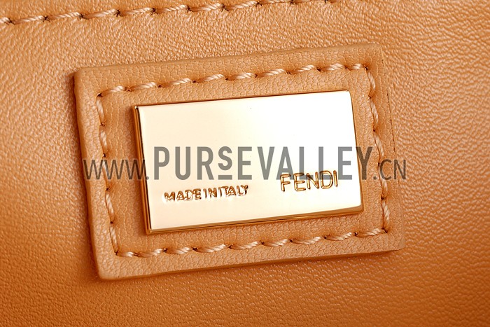 Fendi Peekaboo Karlito Capsule Detail Beige Bag