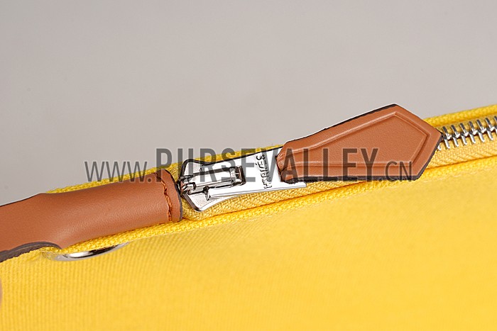Hermes Herbag Yellow