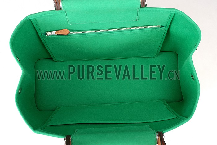 Hermes Herbag Tote Green