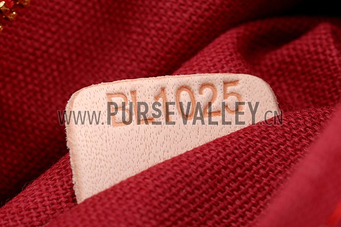 Louis Vuitton Brea Monogram Vernis PM Bag Red