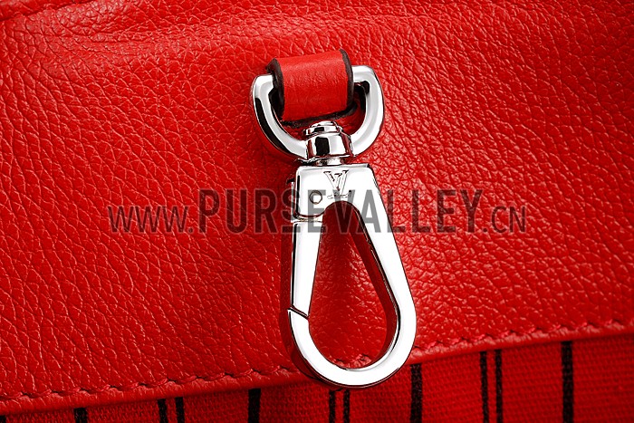 Louis Vuitton Montaigne Empreinte Studs BB Red