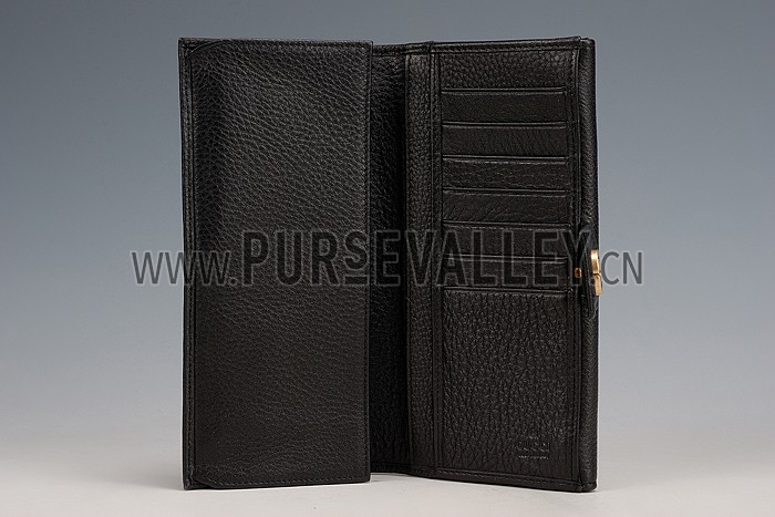 Gucci Wallet With G G Metal Detail Black