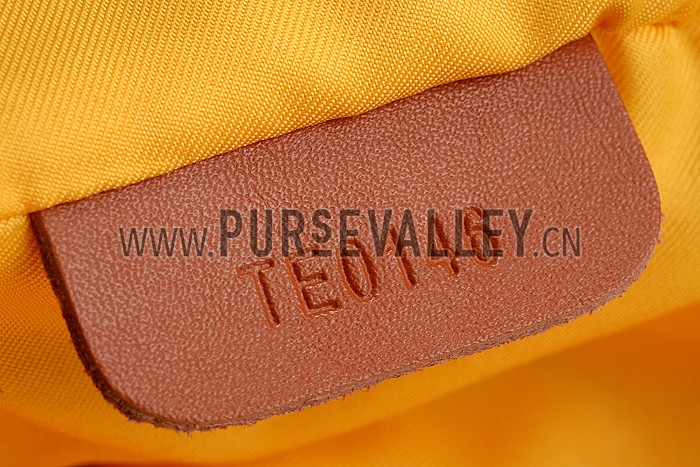 Goyard Medium Pouch Black And Tan Leather Trim