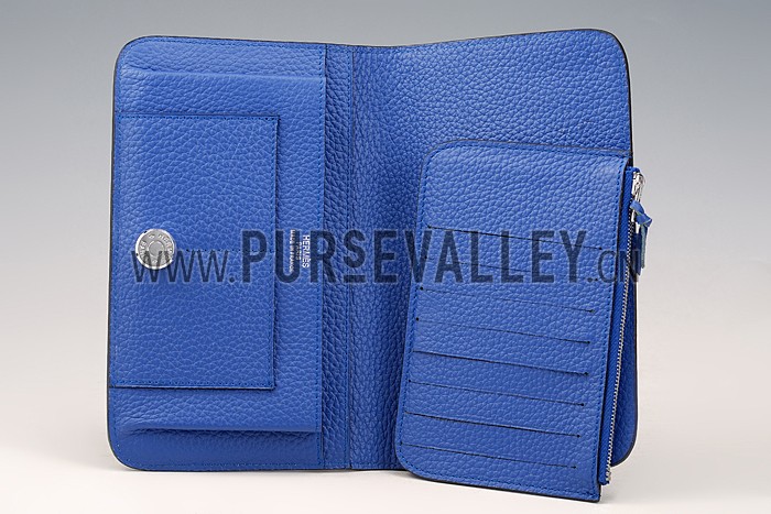 Hermes Dogon Wallet Dark Blue 18926634