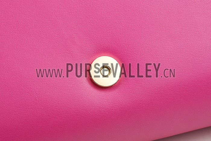 Saint Laurent Belle De Jour Clutch Fuchsia 608313