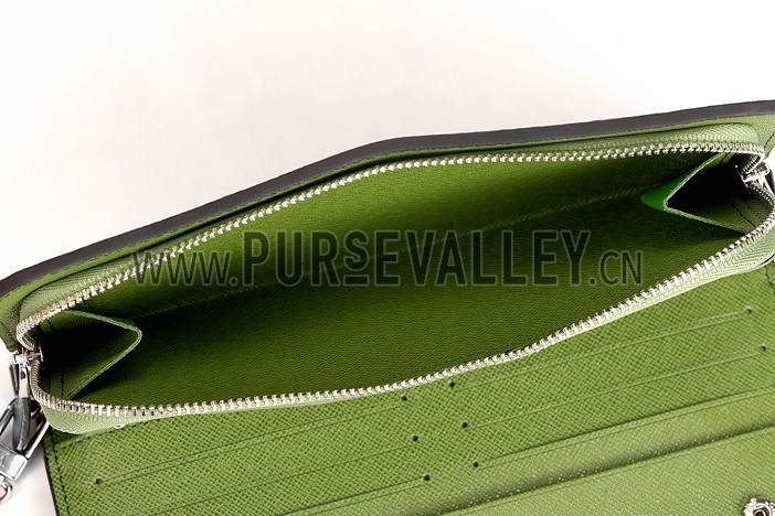 Louis Vuitton Monogram Infrarouge Zippy Wallet Green