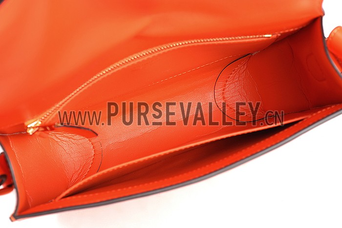 Hermes Cherche Midi Orange Bag