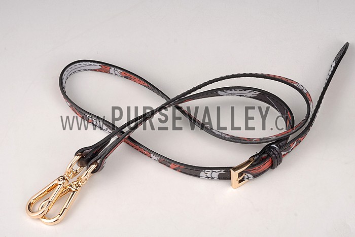 Prada Saffiano Beige Lily Motif Tote