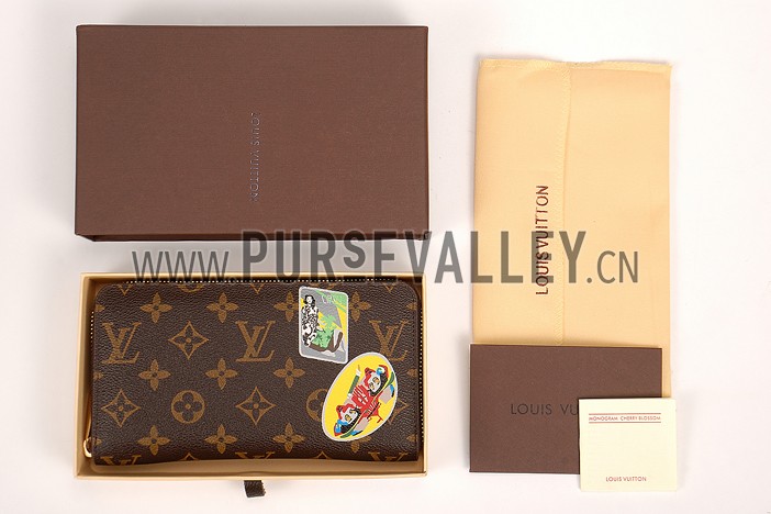 Louis Vuitton Cindy Sherman Print Zippy Wallet