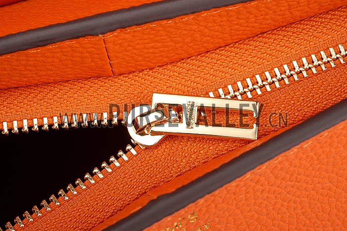 Hermes Stirrup Shoulder Bag Orange 608098