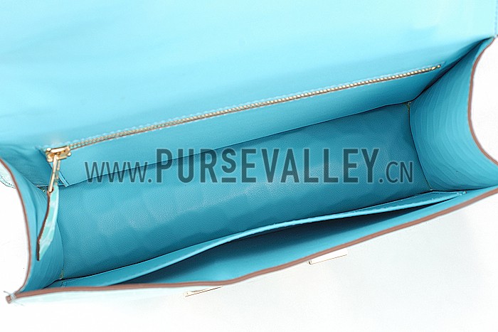 Hermes Constance Crocodile Leather Celeste 608107