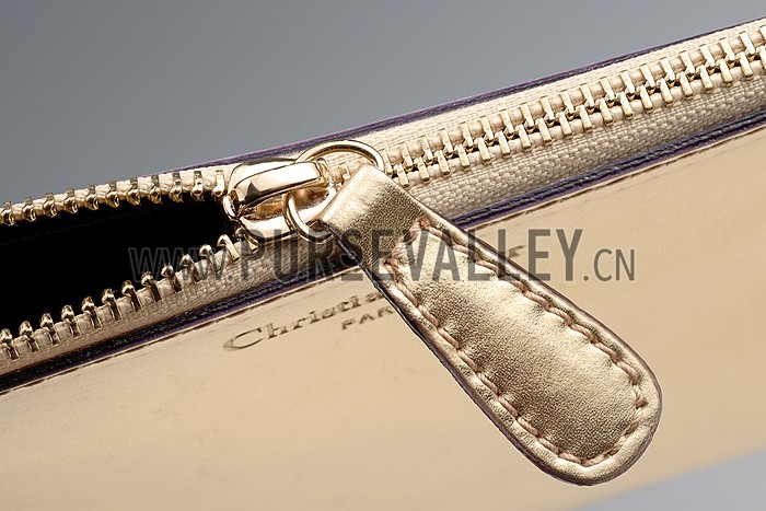 Diorissimo Medium Light Gold and Black City Bag