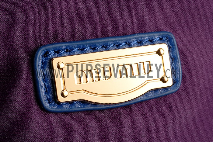 Miu Miu Matelasse Doctor Blue Bag