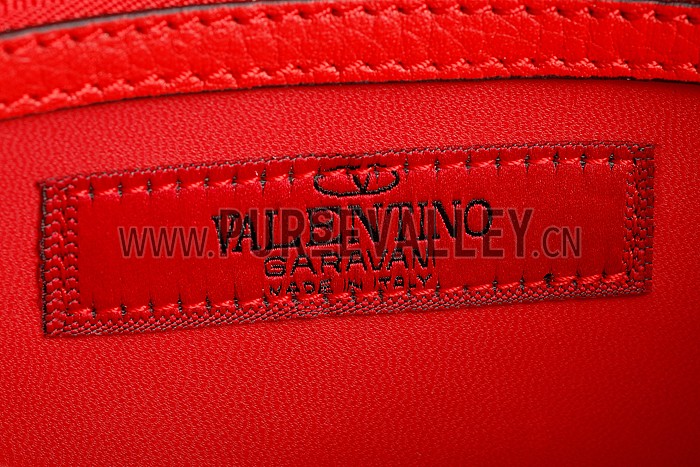 Valentino Viva Valentino Fabric Clutch Red