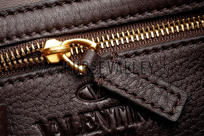 Valentino Viva Valentino Fabric Bucket Bag Military Green