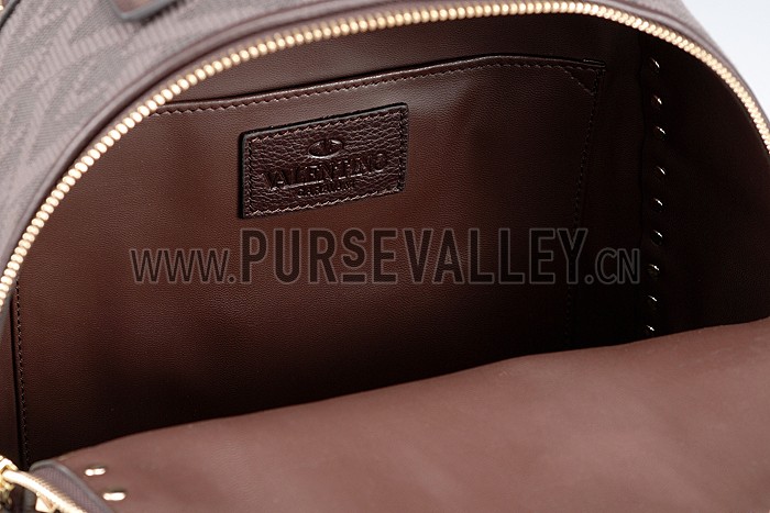 Valentino Viva Valentino Fabric Backpack Military Green