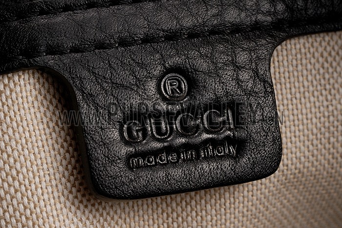 Gucci Miss GG Leather Hobo Black