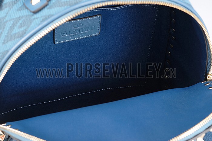 Valentino Viva Valentino Fabric Backpack Blue