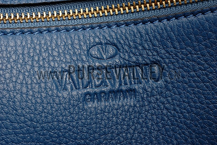 Valentino Viva Valentino Fabric Vertical Tote Bag Blue