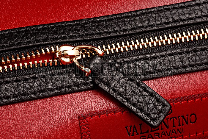 Valentino Viva Valentino Fabric Single Handle Bag Red