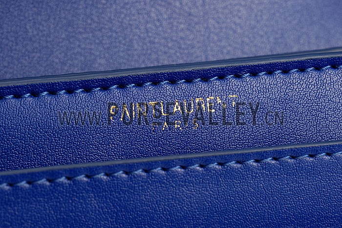 Saint Laurent High School Medium Bag Blue