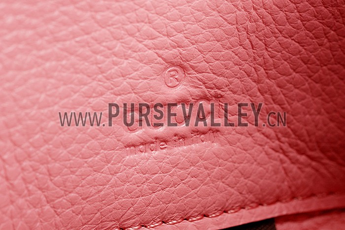 Gucci Soho Disco Studded Wallet Pink