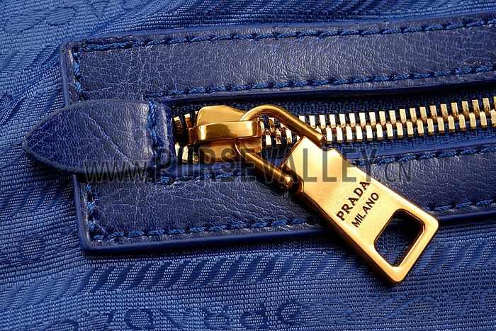 Prada Classic Top Handle Blue