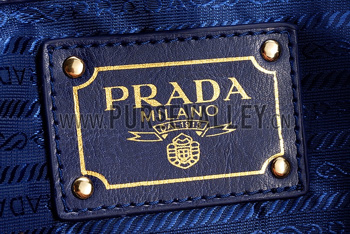 Prada Classic Satchel Blue