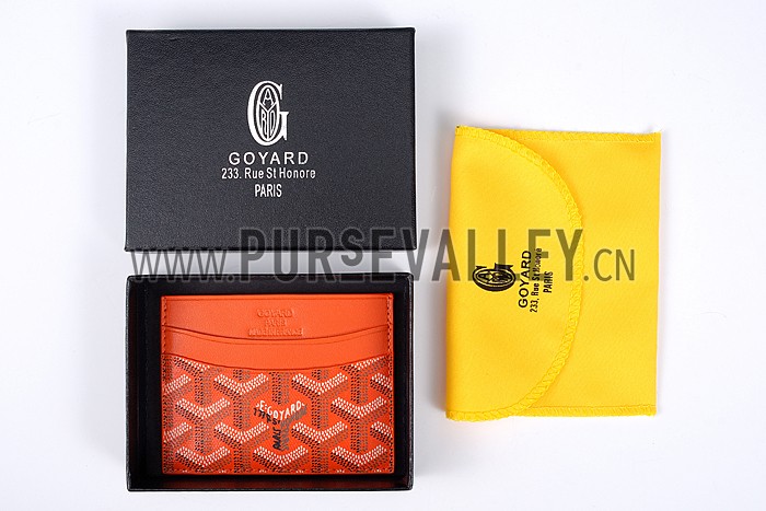 Goyard Orange Card Holder 18926602