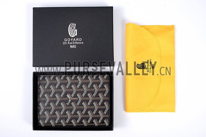 Goyard Black Passport Cover 18926608