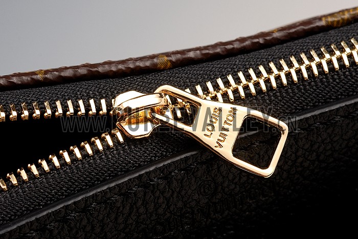 Louis Vuitton Monogram Pallas Clutch Black 18926687